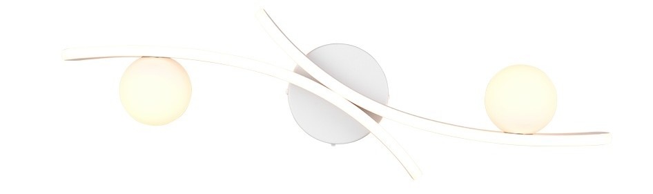 LED stropné svietidlo TRIO 637910231 NAPOLI biele Stropné svietidlo TRIO 637910231 NAPOLI obsahuje integrovaný LED zdroj