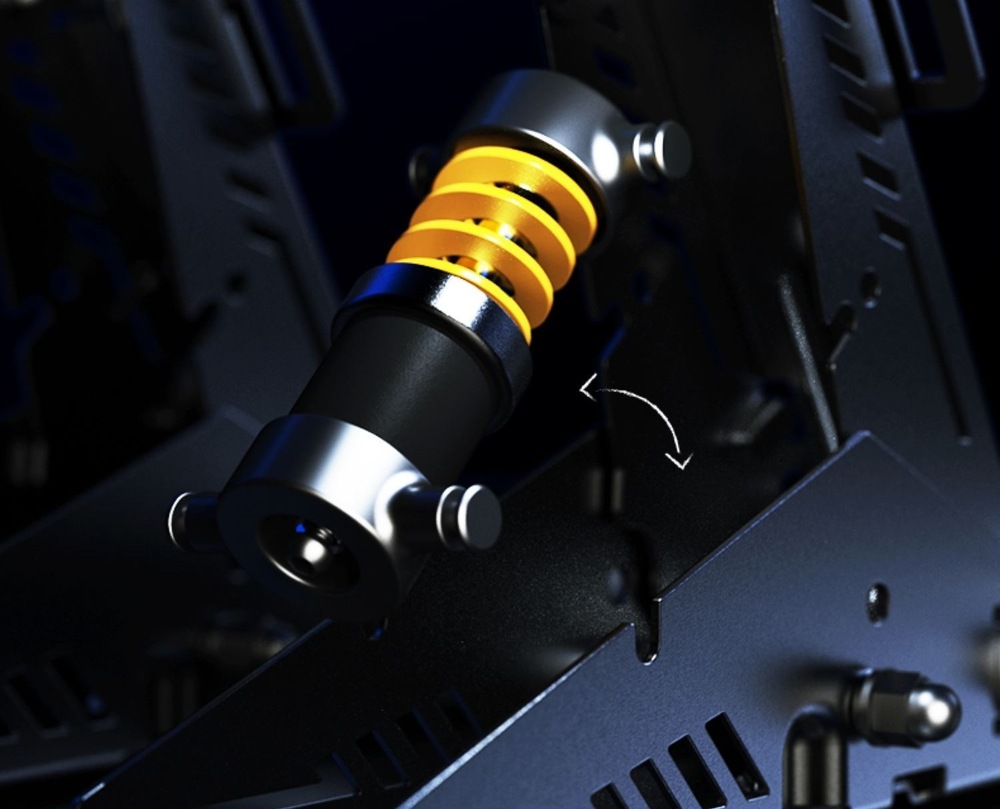 PXN PD HM Brake and Throttle má modulárny tlmiaci systém
