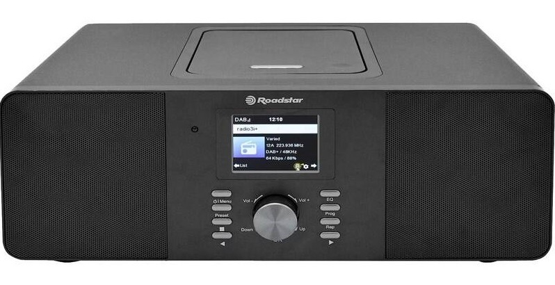 Internetový rádioprijímač s DAB+ Roadstar IR-540D+BT čierny