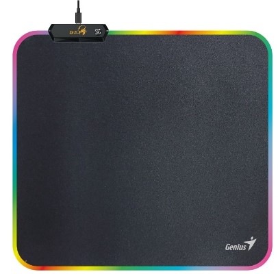 Podložka pod myš Genius GX-Pad 260S RGB, 26 x 24 cm čierna