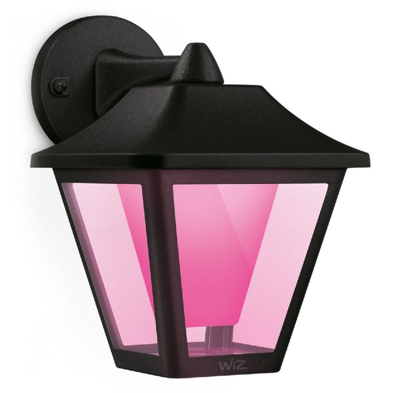 Nástenné svietidlo WiZ Wall Light Classic RGBW čierne