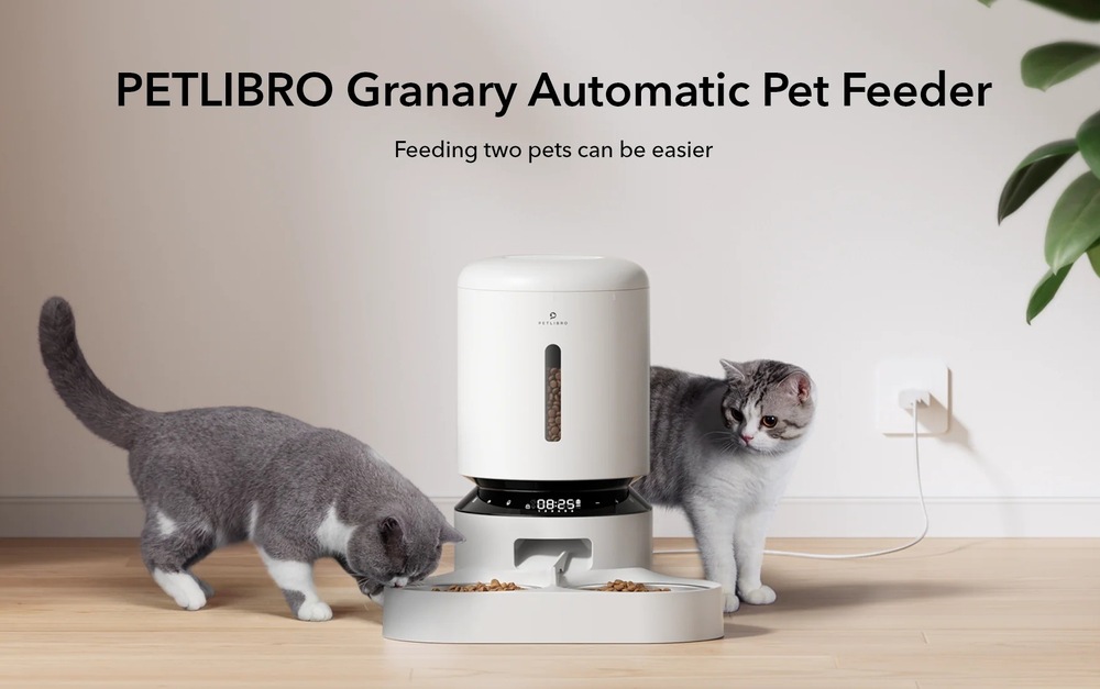 Inteligentný podávač Petlibro Granary Dual Bowl 5 l biele