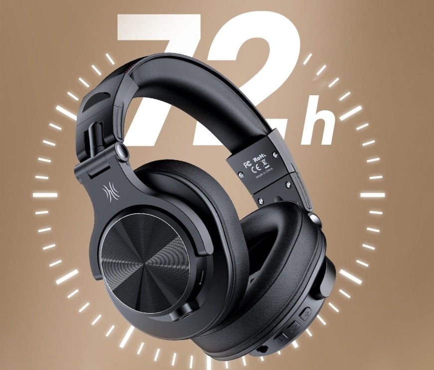 Slúchadlá OneOdio Fusion A70 čierna/červená OneOdio Fusion A70, čierna/červená