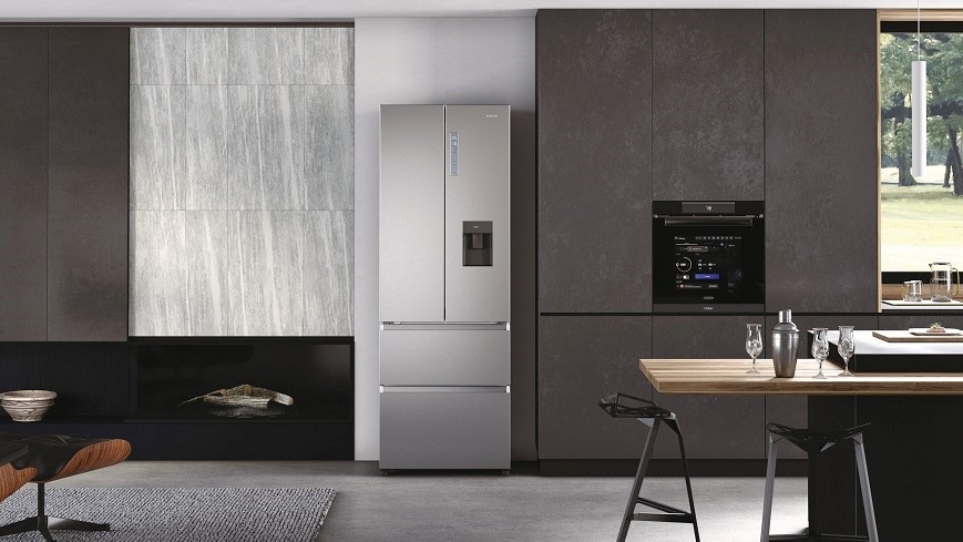 Americká chladnička Haier HFR7720DWMP nerez