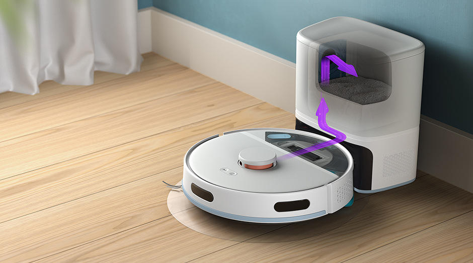 Robotický vysávač Philips Series 2000 XU2100/20 biely Philips XU2100/20 Series 2000″ width=
