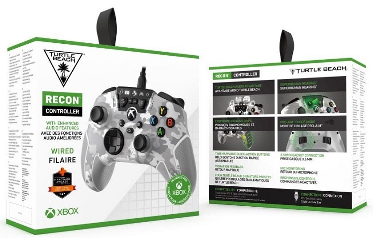 Gamepad Turtle Beach RECON pro XBOX X/S/ONE, Windows - Artic Camo Gamepad Turtle Beach RECON pro XBOX X/S/ONE, Windows - Artic Camo