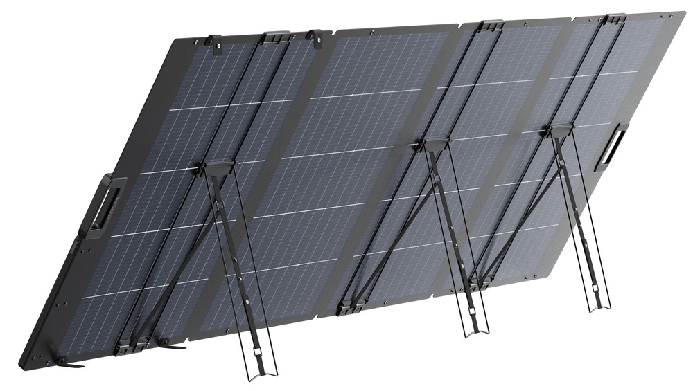 Detail panelu EcoFlow zo zadnej strany