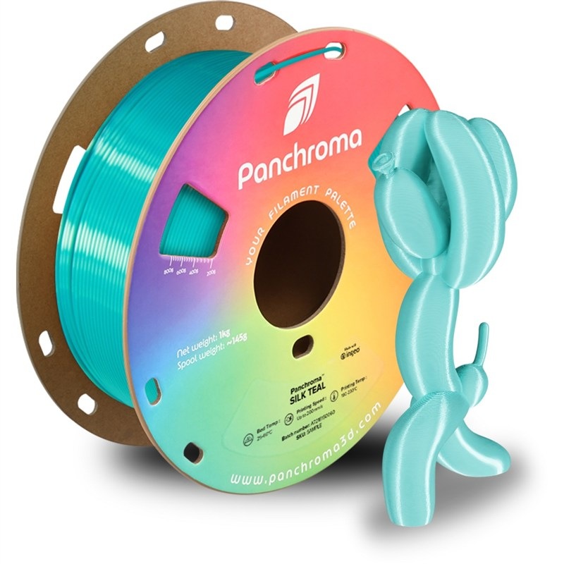 Filament Polymaker Panchroma PLA Silk - tyrkysový