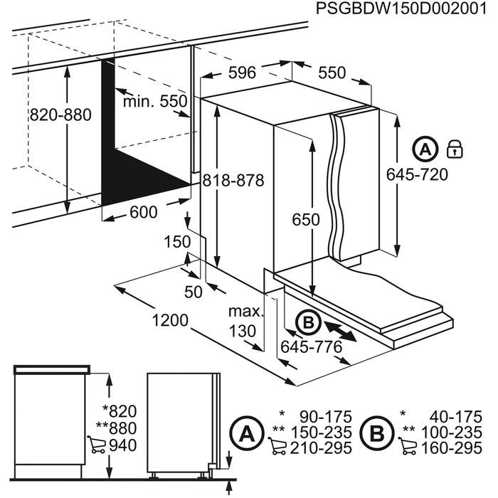 Umývačka riadu Electrolux 700 FLEX EES848200L Umývačka riadu Electrolux 700 FLEX EES848200L