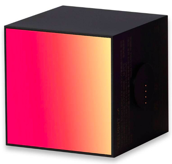 Stolná LED lampička Yeelight Smart Gaming Cube Panel - Expansion Pack - čierna