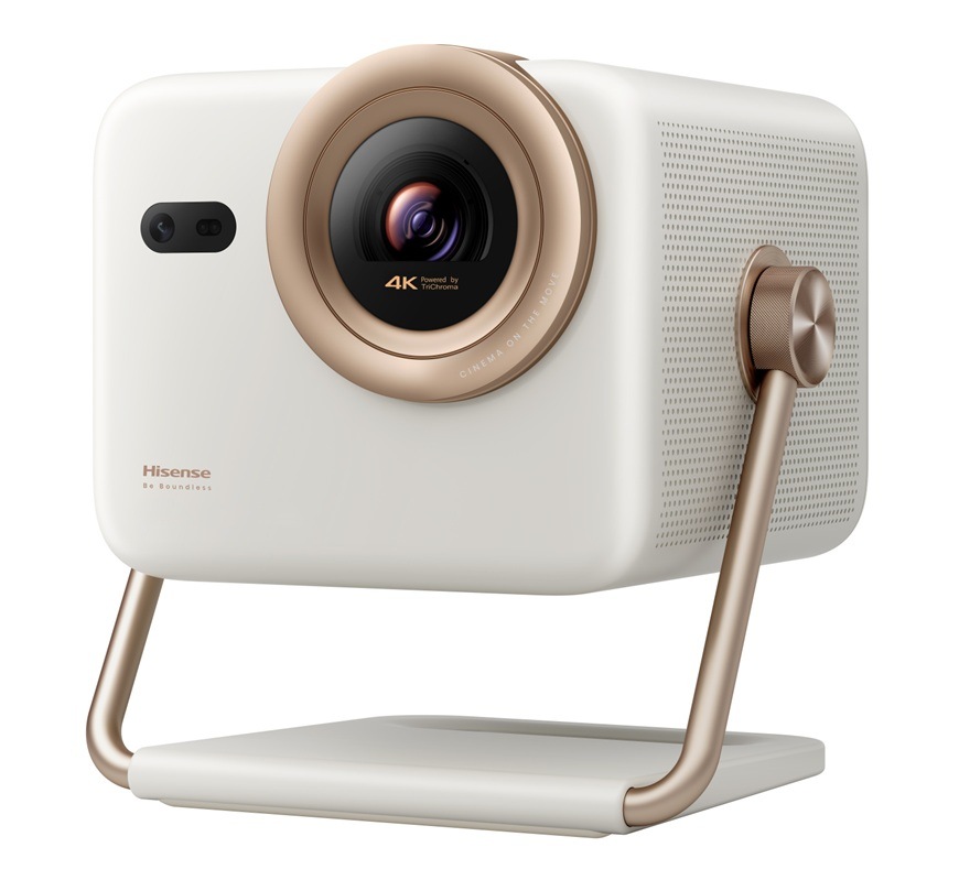 Laser TV Hisense M2SE PRO v bielej farbe.