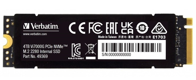 SSD Verbatim Vi7000G 4TB NVMe