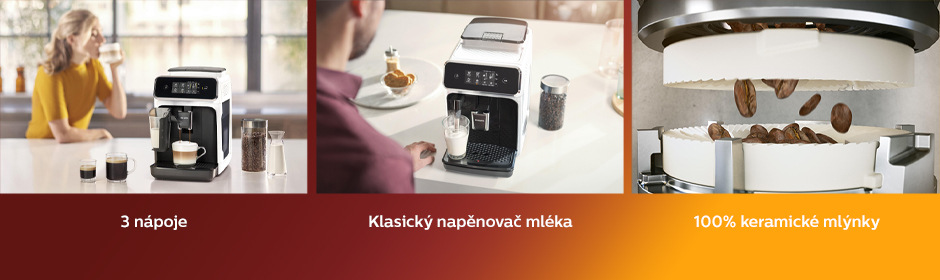 Automatický kávovar Philips Series 1200 EP1223/00 biely Automatický kávovar Philips Series 1200 EP1223/00 biely
