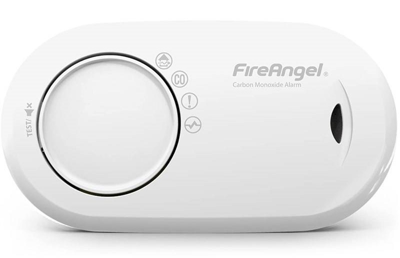 Detektor oxidu uhoľnatého FireAngel s integrovaným zdrojom na 10 rokov prevádzky