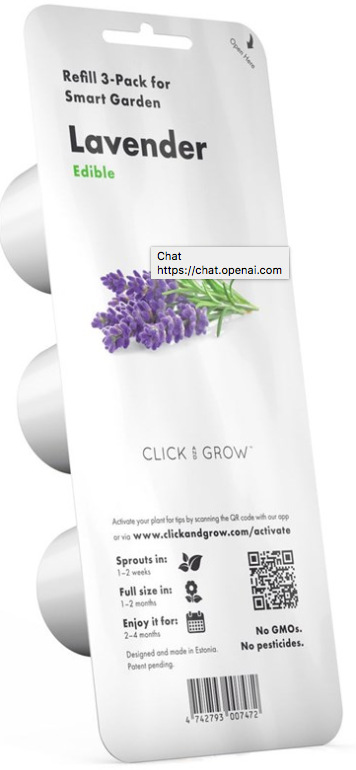 Semienka Click and Grow Levanduľa - 3 ks