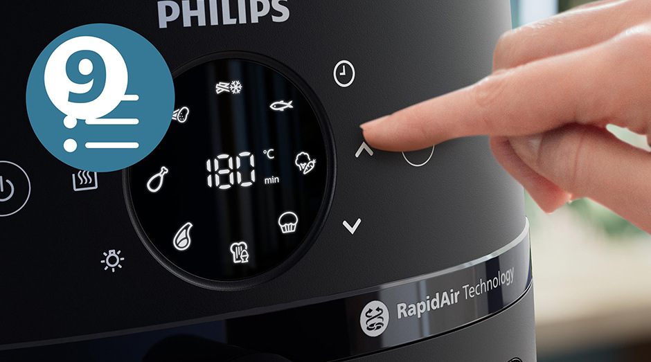 Fritéza teplovzdušná Philips 6,2 l, NA231/00 Airfryer 2000 Series čierna Philips NA231/00 Series 2000
