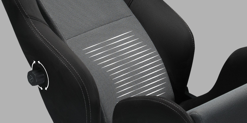 Prídavné sedadlo Next Level Racing PRS1 Performance Reclining Sim Racing Seat čierne/sivé