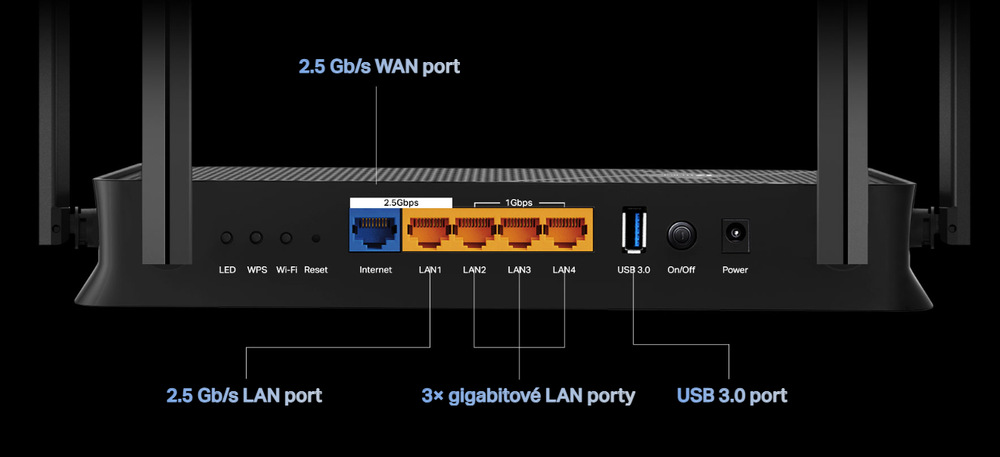 Router TP-Link Archer BE230 čierny Router TP-Link Archer BE230 čierny