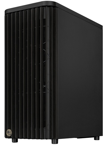Case Asus ProArt PA401 WOOD TG čierna Detail obrázku PC skrine.