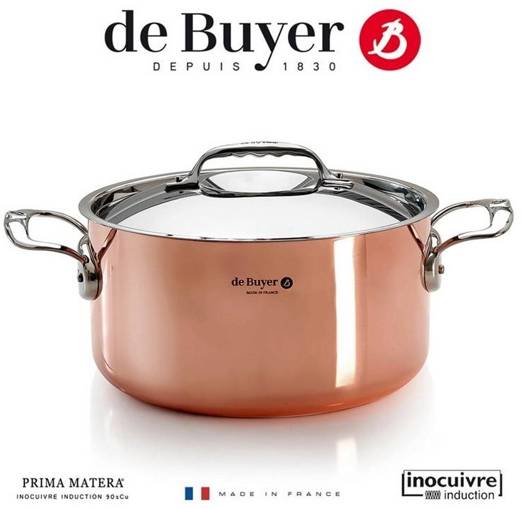 Kastról s pokrievkou de Buyer Prima Matera 6242.24, 24 cm