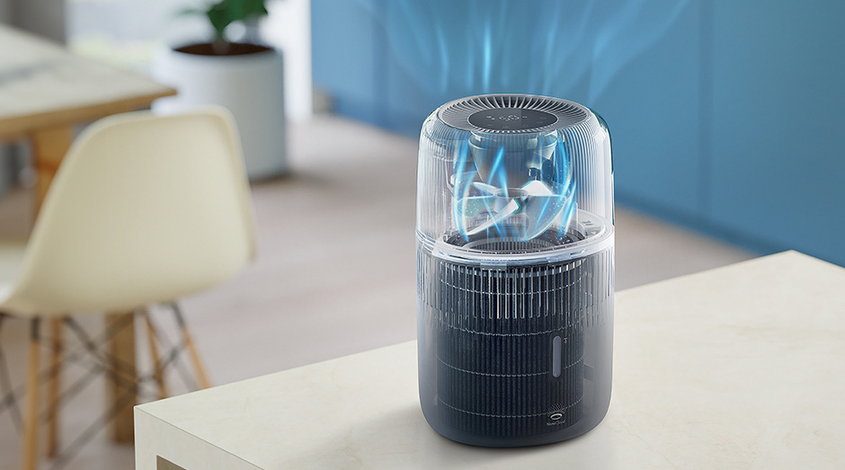 Zvlhčovač vzduchu Philips 5000 Series HU5710/03 sivý