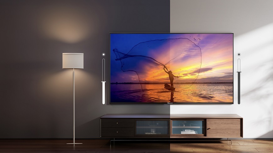Hisense TV 65E7Q PRO, senzor