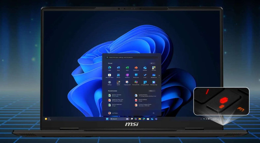Notebook MSI Vector 18 HX AI A2XWIG-643CZ sivý Notebook MSI Vector 18 HX AI A2XWIG-643CZ sivý