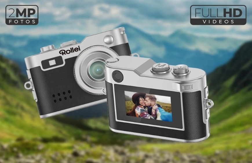 Digitálny fotoaparát Rollei Mini Digitalkamera fialový Rollei Mini Digitalkamera, fialová