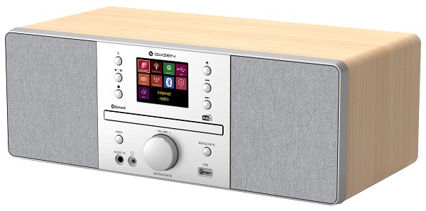 Mikro HiFi systém GoGEN IR 267 BTDAB strieborný/hnedý All-in-One Audio systém GoGEN IR 267BT-DAB, aplikácia Undok