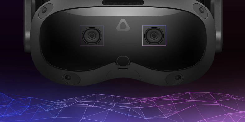 Okuliare pre virtuálnu realitu HTC Vive Focus Vision čierne