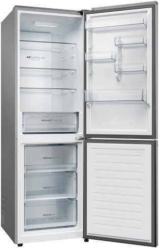 Chladnička s mrazničkou Haier HDPR1618ANPK strieborná/nerez