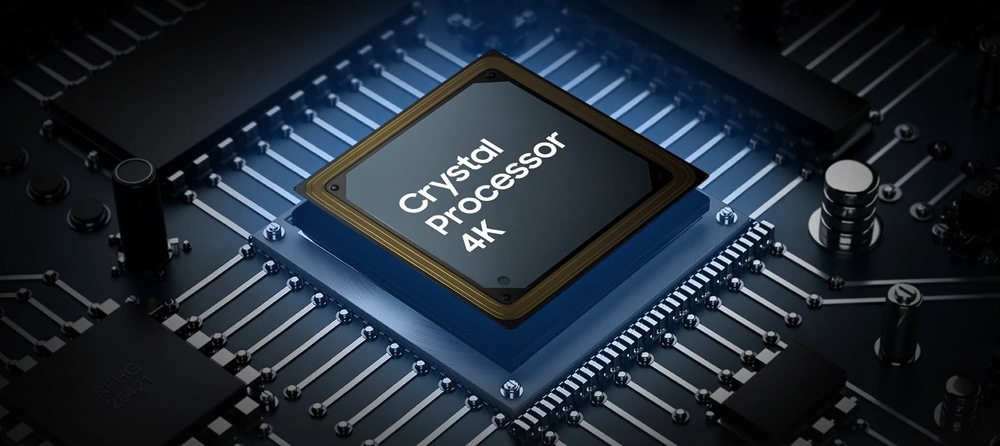 Televízia Samsung procesor Crystal 4K detail