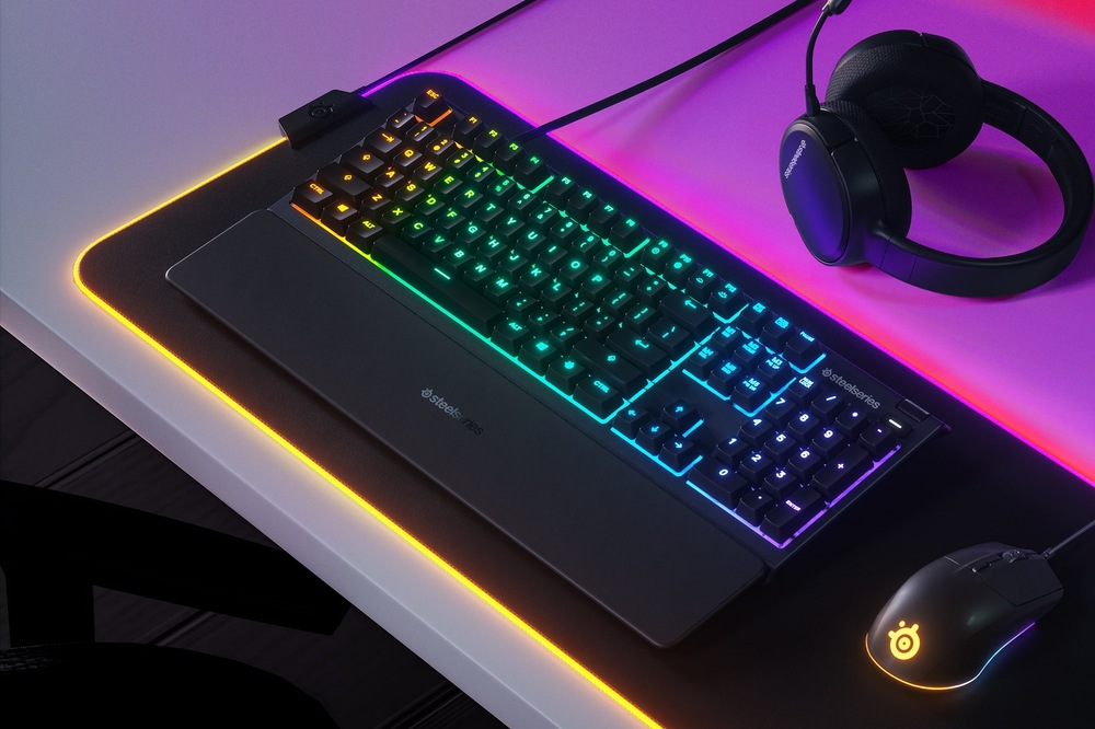Klávesnica SteelSeries Apex 3 US čierna SteelSeries Apex 3 US