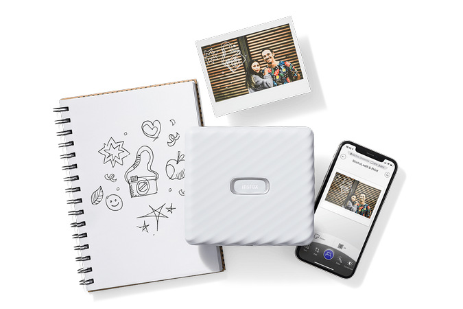 Fototlačiareň Fujifilm Instax Link WIDE sivá