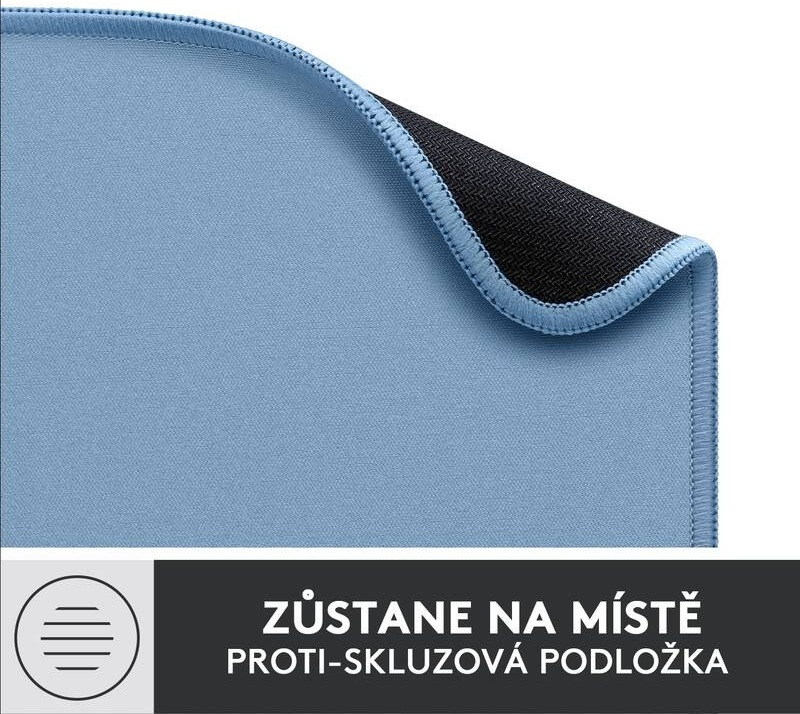 Podložka pod myš Logitech Mouse Pad Studio Series, 20 x 23 cm modrá Podložka pod myš Logitech Mouse Pad Studio Series, 20 x 23 cm modrá