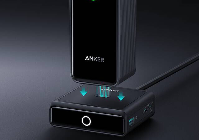 Nabíjačka Anker Charging Base 100W pro powerbanky Anker Prime čierna Nabíjačka Anker Charging Base 100W pro powerbanky Anker Prime čierna
