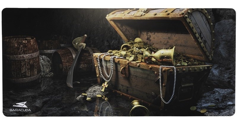 Podložka pod klávesnicu a myš Baracuda STORMBRINGER, 75 × 35 cm
