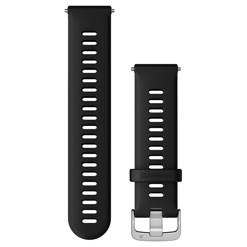 Remienok Garmin Quick Release (22 mm), pracka silver čierny