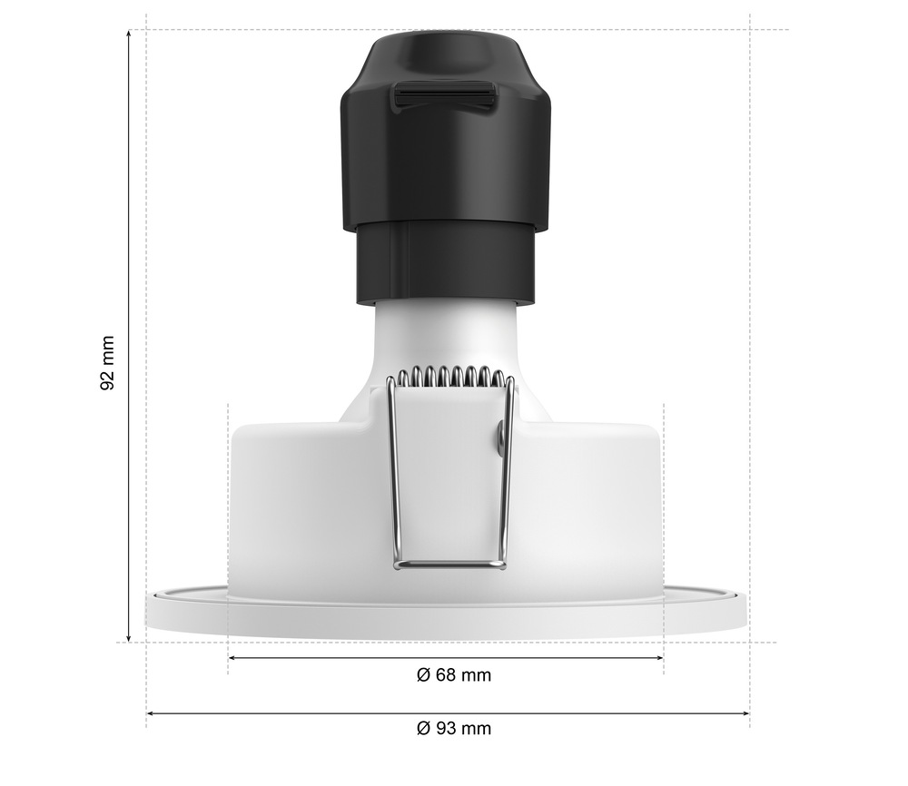 Vstavané svietidlo Philips Adore Hue, 3x 4,2W + 3x GU10, White Ambiance (3 ks) biele Vstavané svietidlo Philips Adore Hue, 3x 4,2W + 3x GU10, White Ambiance (3 ks) biele
