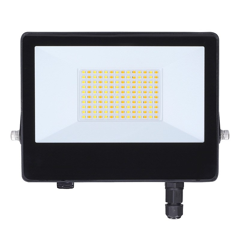 Reflektor Solight s LED integrovaným svetlom, svetelný tok 6 500 lúmenov, čierna farba