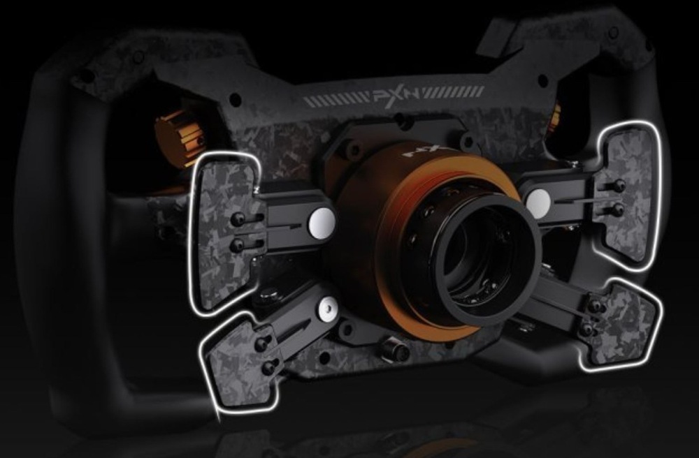Volant PXN W GTL GT ONE, Quick Release čierny PXN W GTL GT ONE prináša špičkové spracovanie
