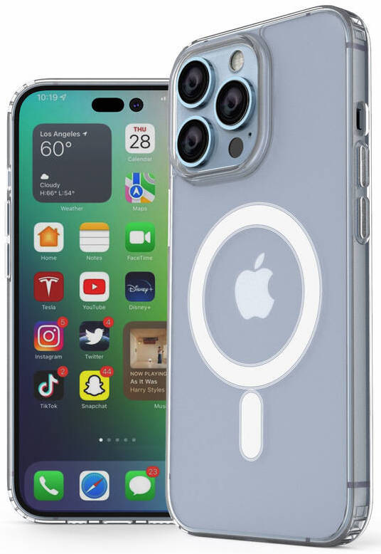 Kryt na mobil TGM Ice Snap na Apple iPhone 14 Pro priehľadný