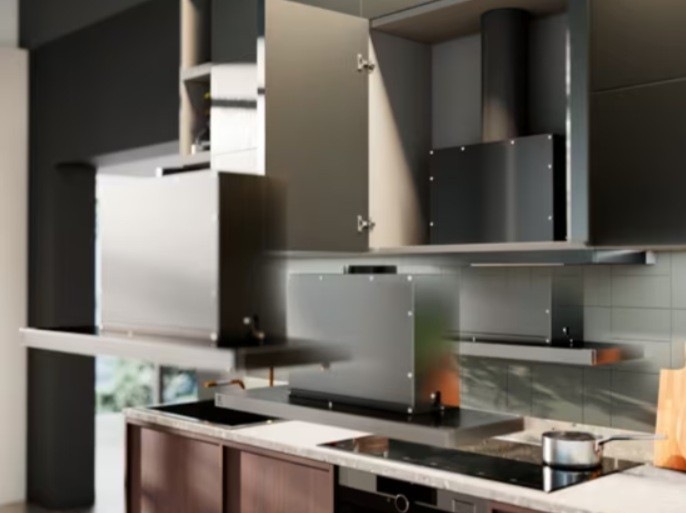 Odsávač pár Electrolux LFP326FB čierny