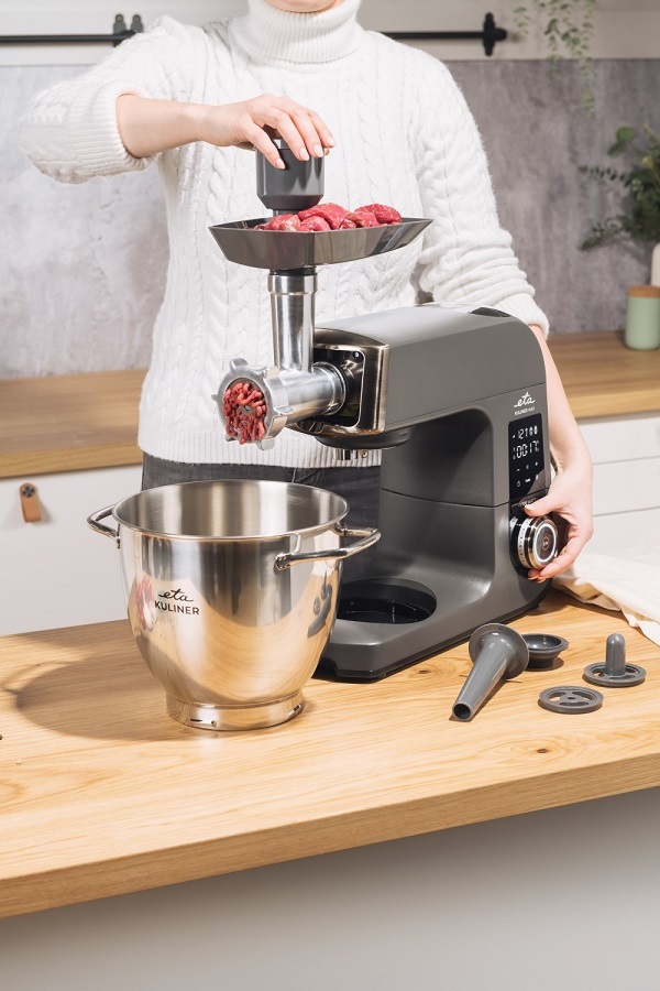 Kuchynský robot ETA Gratus Kuliner II Max 2038 90010 sivý Kuchynský robot ETA Kuliner II Max 2038 90010, mlynček na mäso a mak