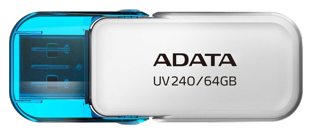 Flash USB ADATA Dash Drive UV240 64 GB USB 2.0 ponúka kapacitu 64 GB