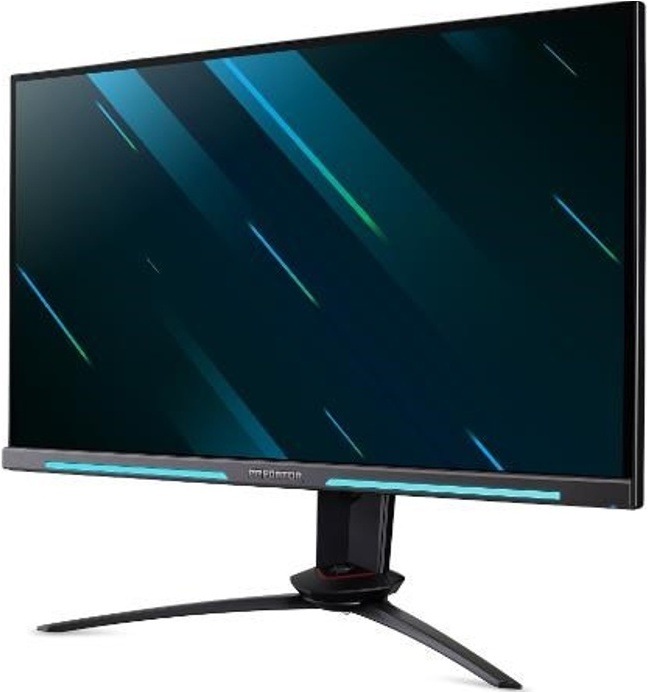 Herný monitor Acer Predator XB273UX2bmiiprx čierny Herný monitor so širokouhlou obrazovkou, tenkými rámčekmi a výrazným stojanom s tromi dlhými nohami