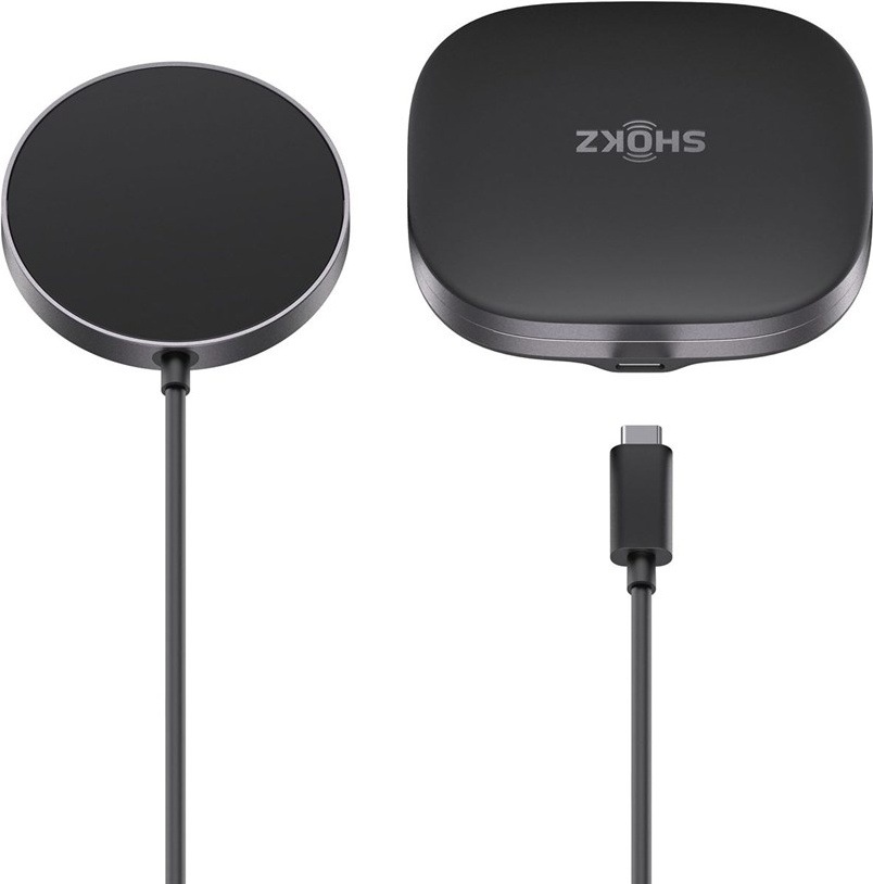 Slúchadlá Shokz OpenFit PRO, Bluetooth čierna Otvorené slúchadlá Shokz OpenFit PRO a puzdro s podporou bezdrôtového nabíjania