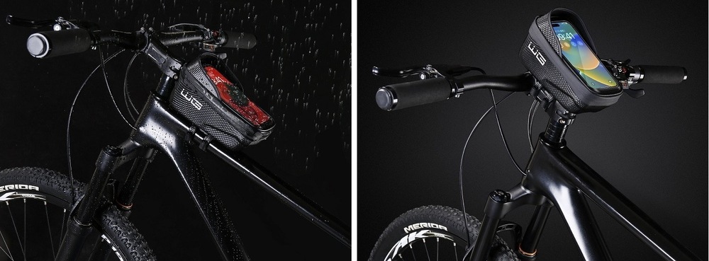 Držiak na mobil WG 18, na bicykel čierny Držiak na mobil WG 18, na bicykel čierny