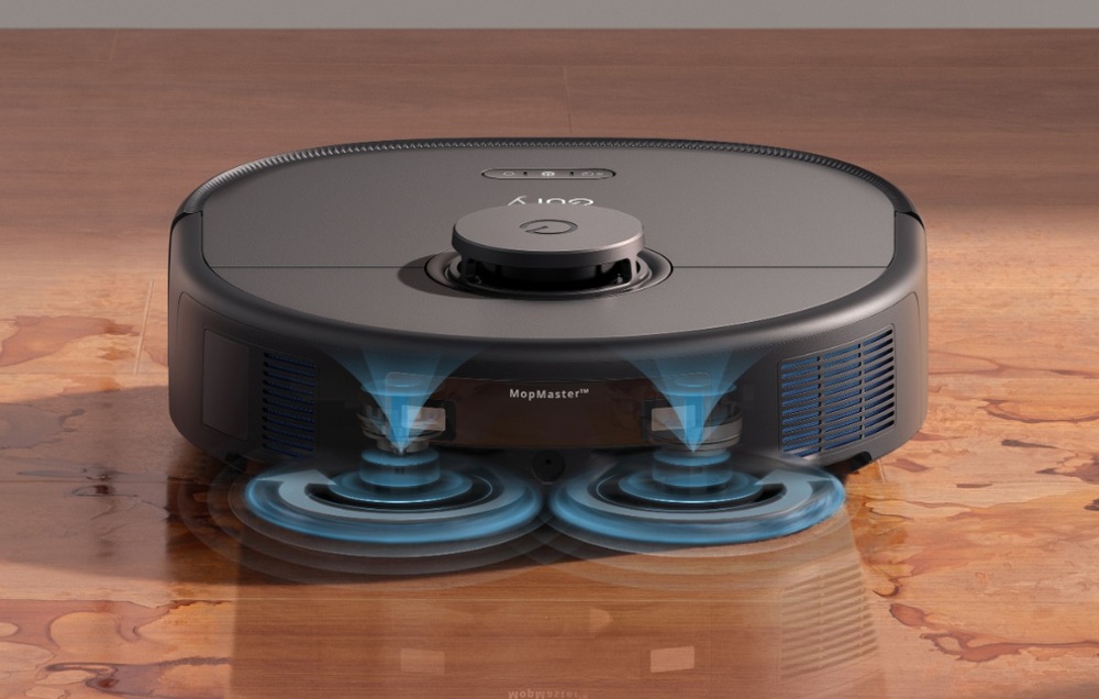 Robotický vysávač Anker Eufy X10 Pro Omni 8000Pa čierny Robotický vysávač Anker Eufy X10 Pro Omni 8000Pa vytiera škvrny z podlahy