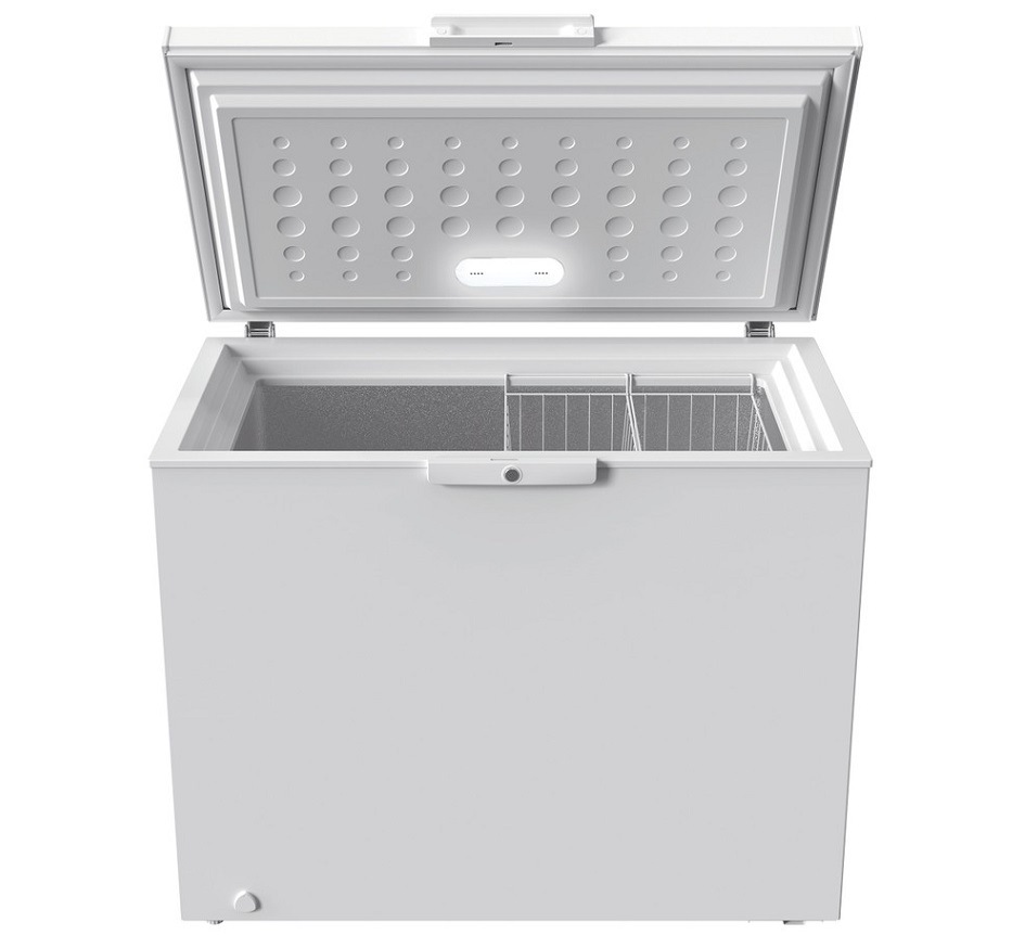 Mraznička Whirlpool W3RHS19DW biela Otvorená pultová mraznička Whirpool s osvetlením a dvoma košmi